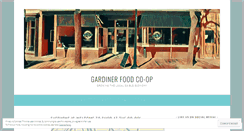 Desktop Screenshot of gardinerfood.coop