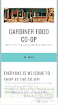 Mobile Screenshot of gardinerfood.coop